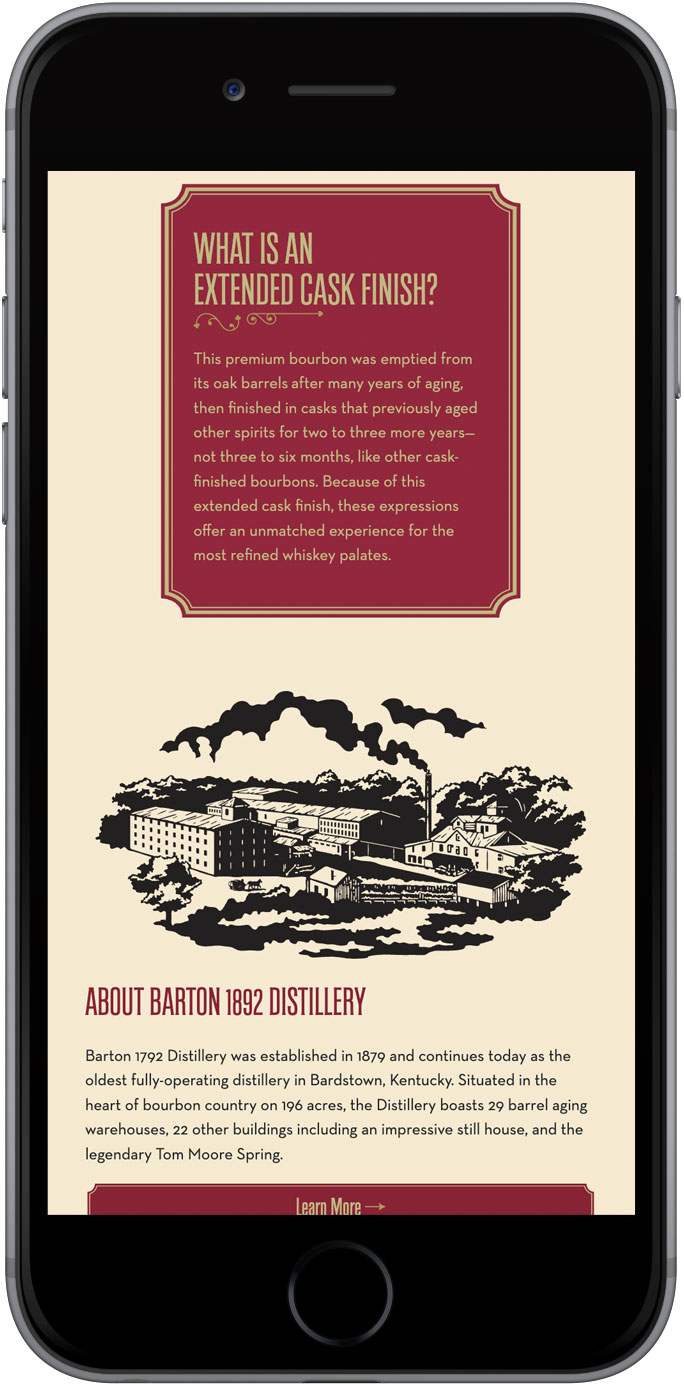 Thomas S. Moore home page mobile view 3