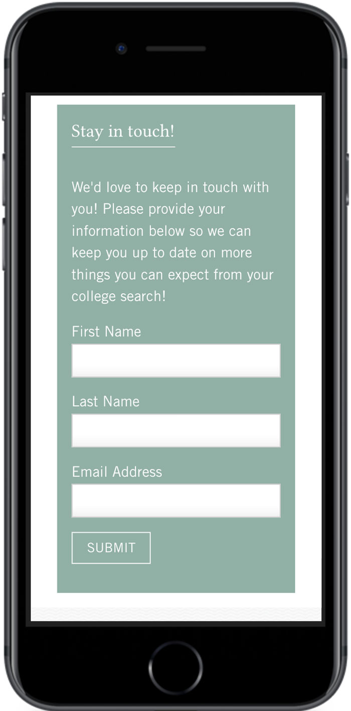 Hollins University Search Digital Marketing learn more page mobile view 2