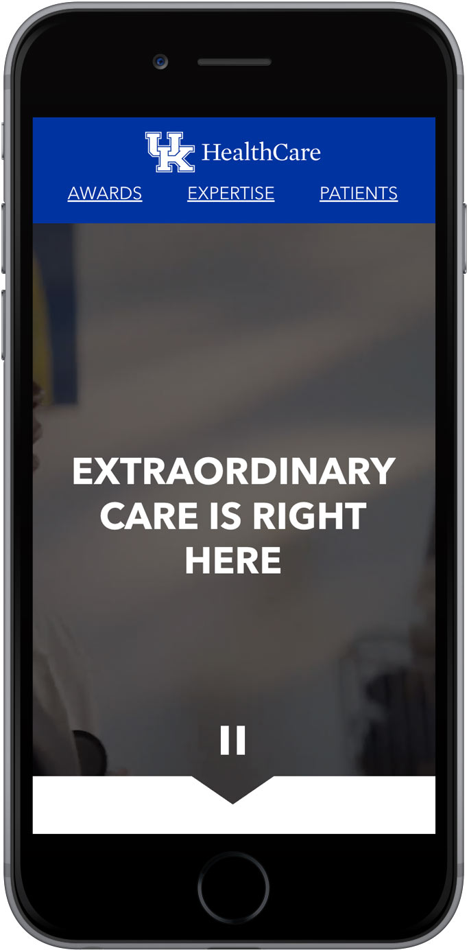 UKHC mobile view 1